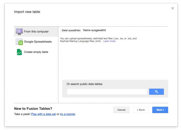 Bild vom Upload-Formular