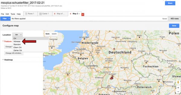 Screenshot zur Anleitung der Visualisierung